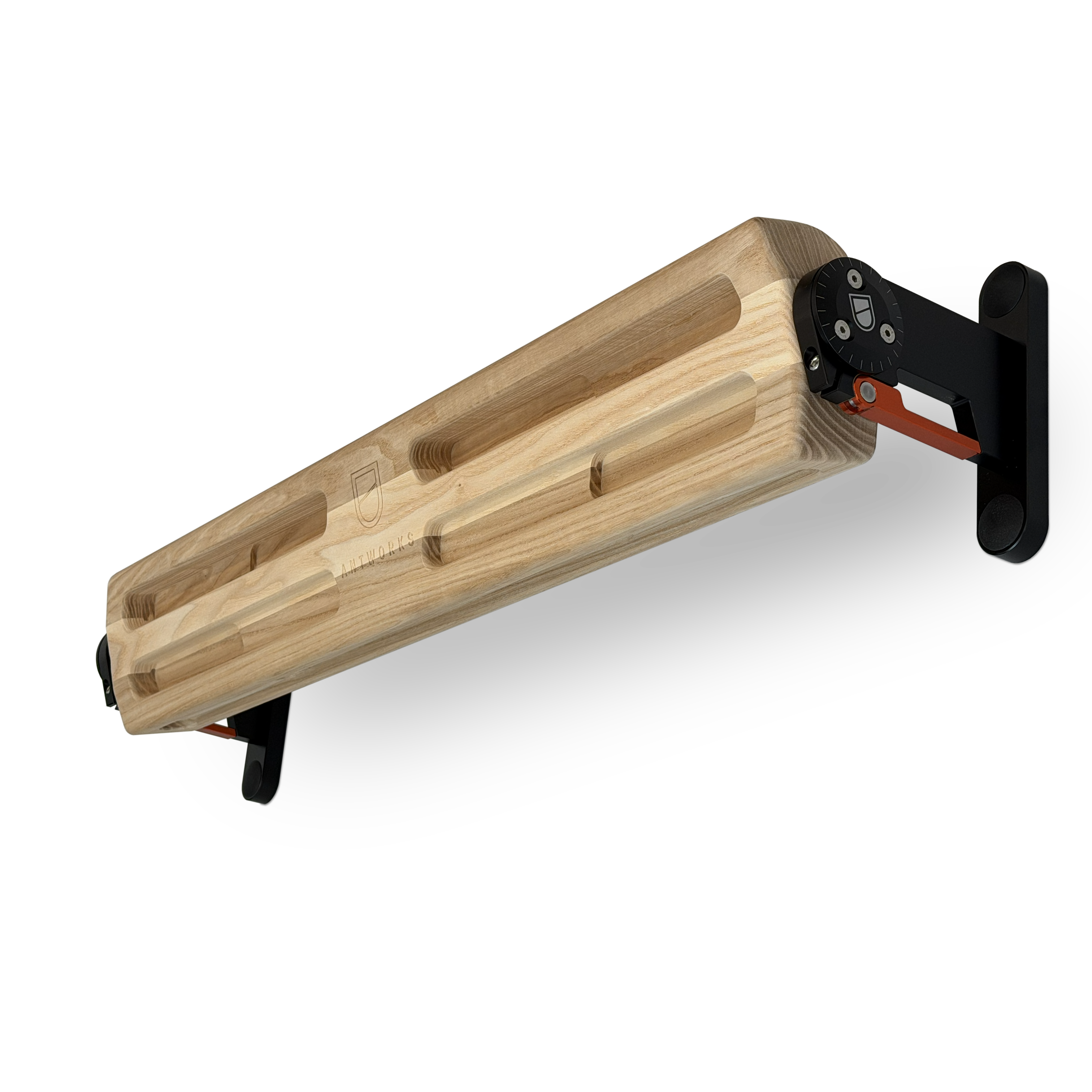 Revolverboard - drehbares Hangboard aus Eschenholz