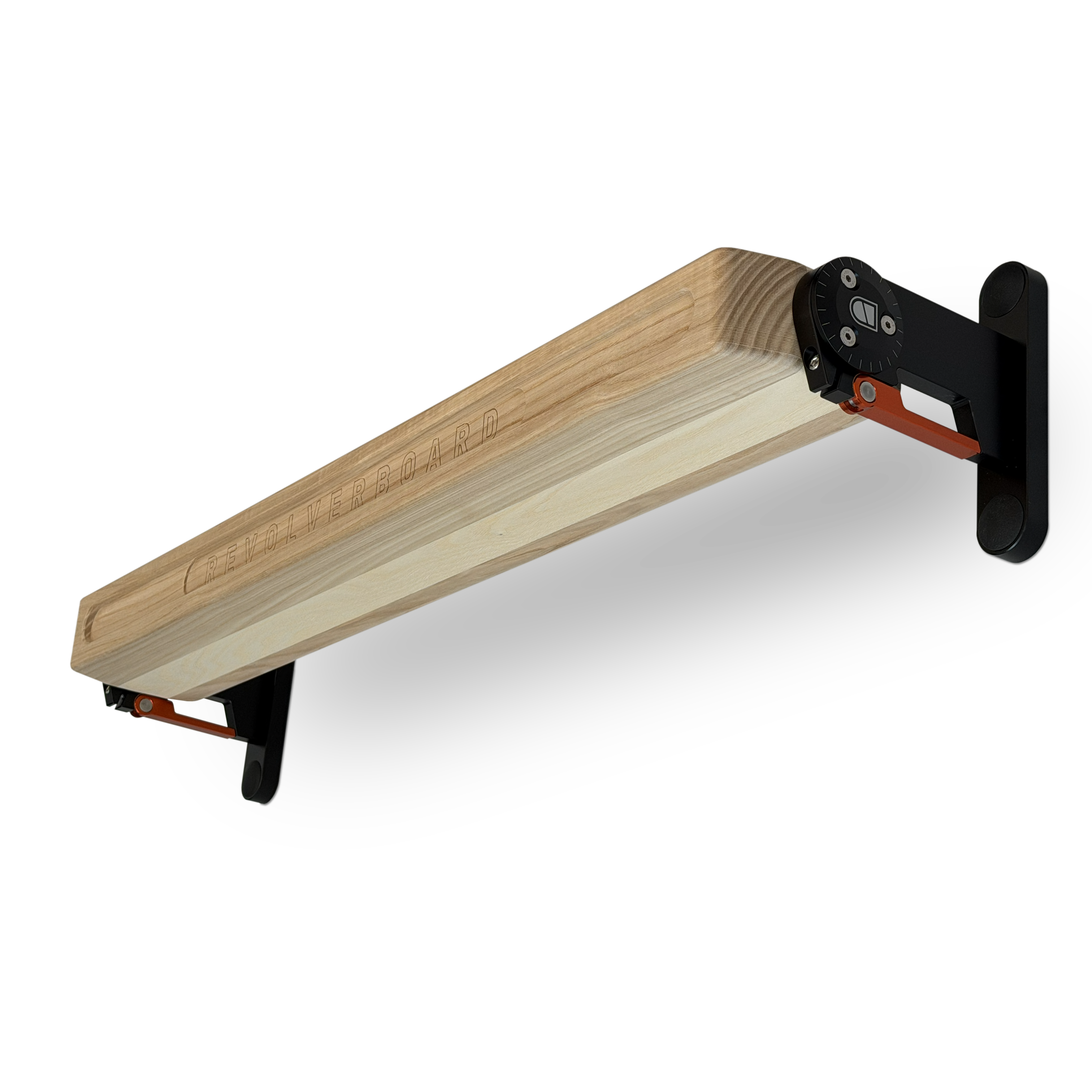 Revolverboard - drehbares Hangboard aus Eschenholz