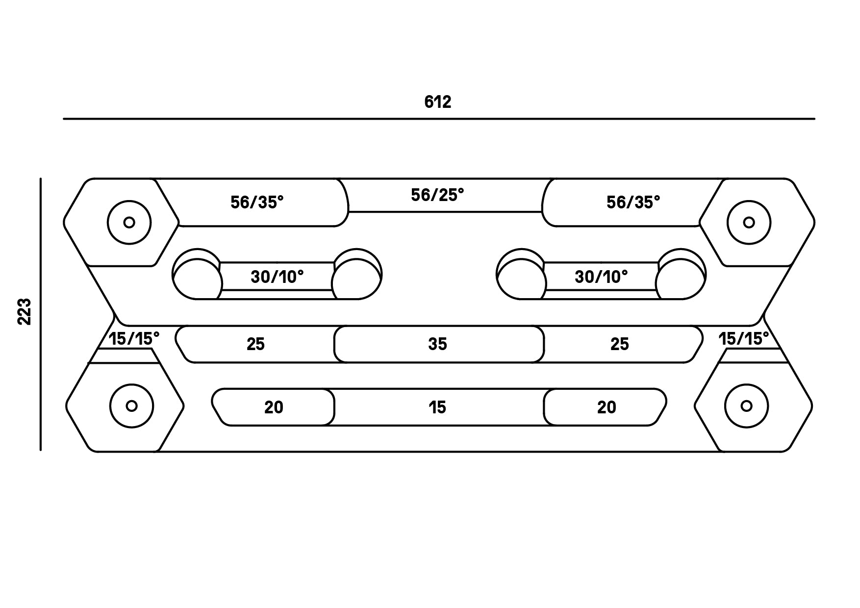 Strong Ant 5 - Fingerboard aus massivem Eschenholz